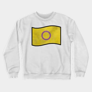 Foggy Intersex Pride Flag Crewneck Sweatshirt